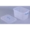 Basicwise Large Clear Storage Container With Lid and Handles, PK 3 QI003488.3 - alternate 4